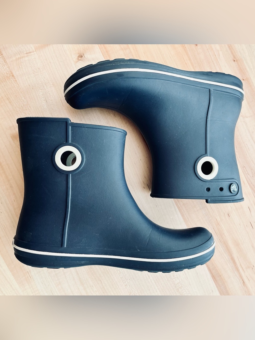 Crocs Navy Blue Jaunt Shorty Boot, Sz 10W